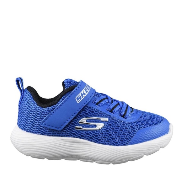 BRAND NEW boy toddler skechers Dyna lite velcro shoes size 5 & 6 - Picture 1 of 6